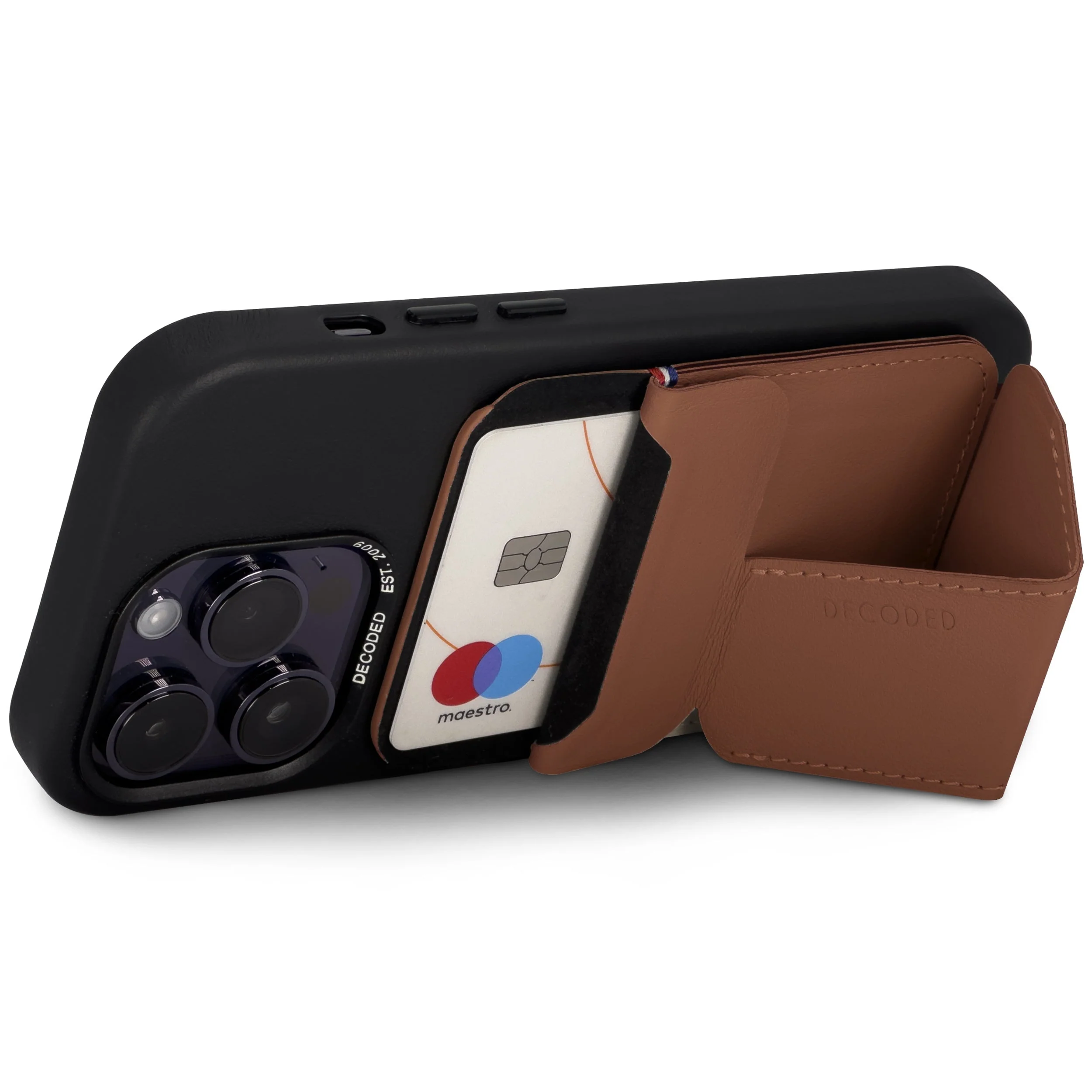 Leather MagSafe Wallet Stand | Tan | DA23MCS1TN - Image 5