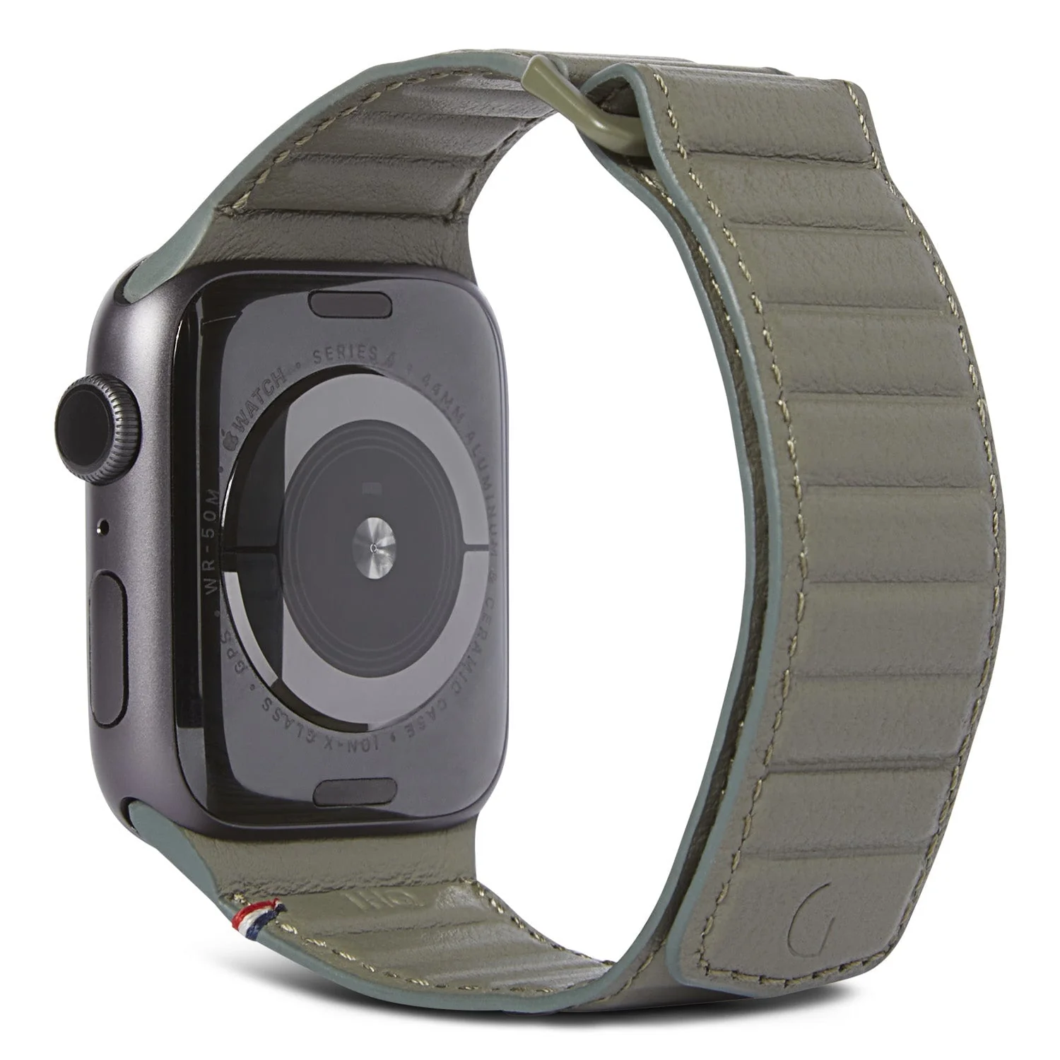 Leather Traction Strap | Olive | 38mm to 42mm | D22AWS40TS1OE