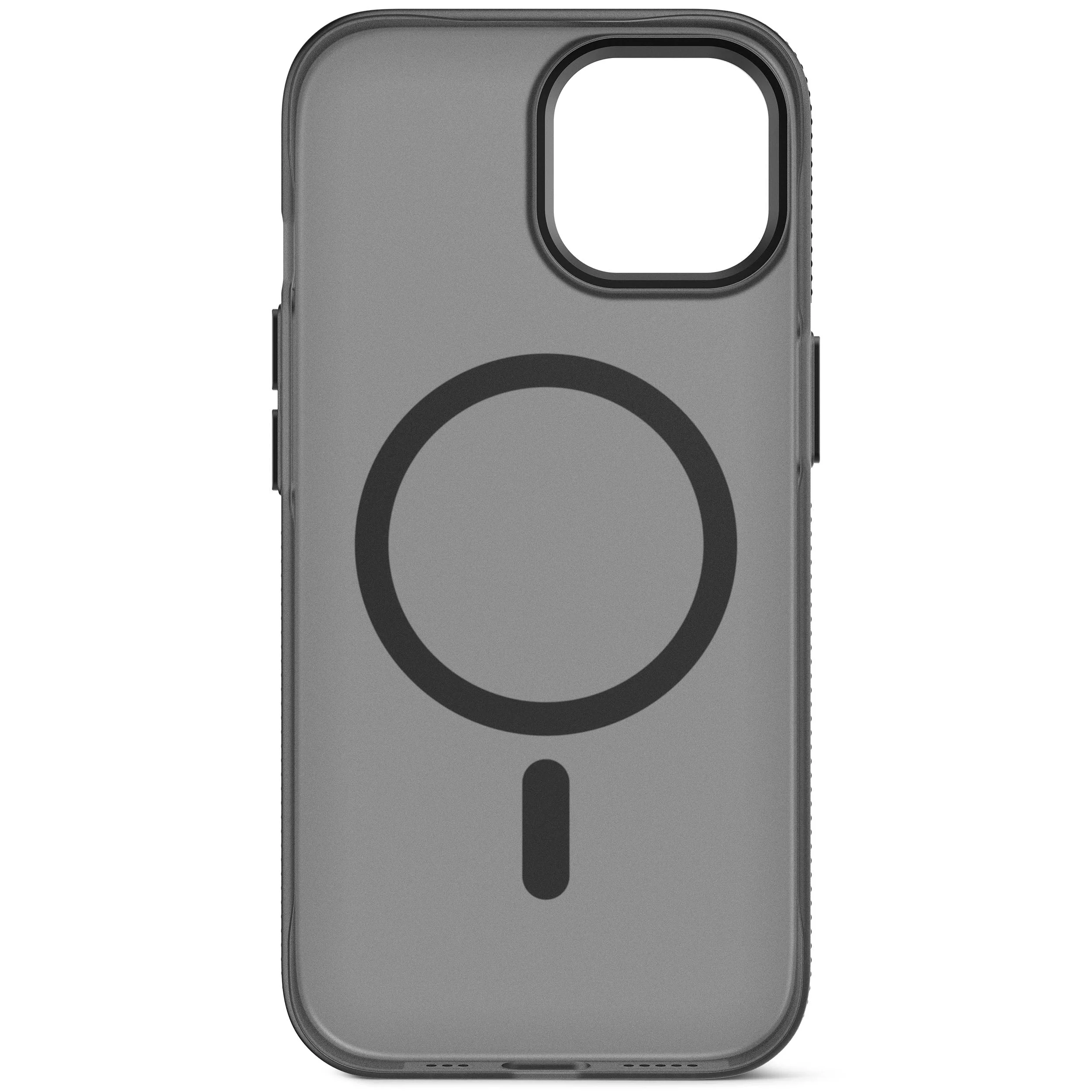 Recycled Plastic Grip Case | Transparant Black | iPhone 15 | D24IPO15BCT2FK - Image 2