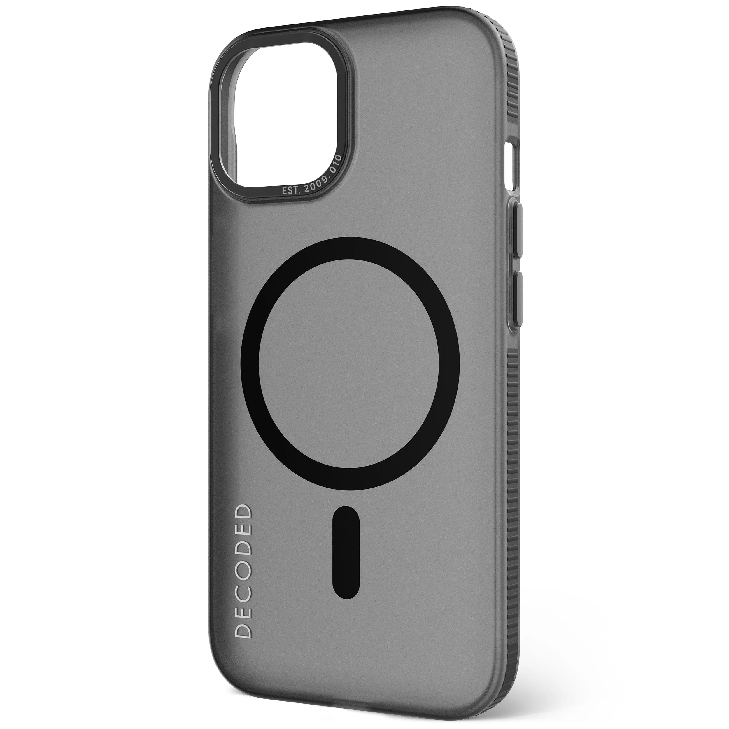 Recycled Plastic Grip Case | Transparant Black | iPhone 15 | D24IPO15BCT2FK - Image 4