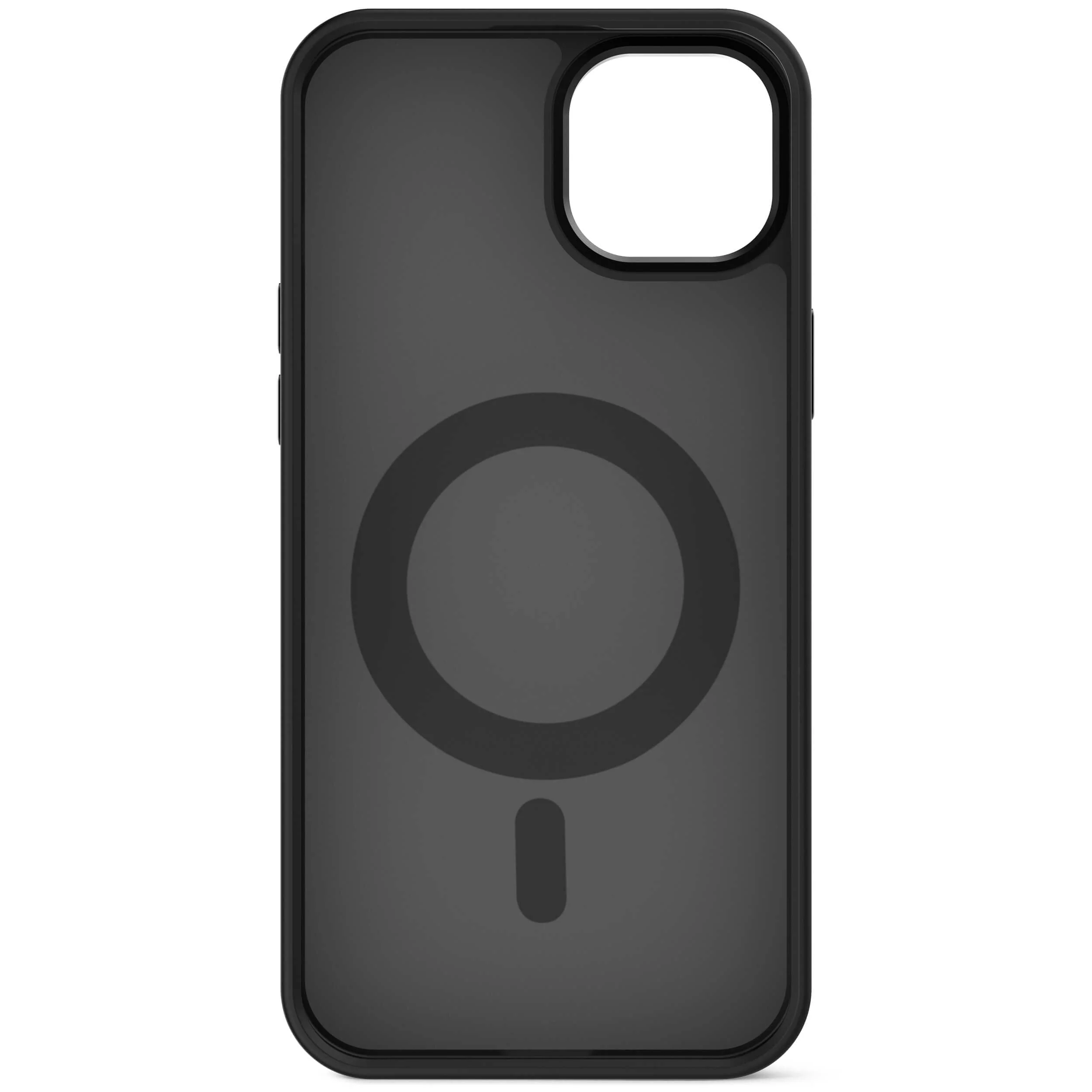 Recycled Plastic Transparent Loop Stand Back Case | Transparent Black | iPhone 15 Plus | D24IPO15PLLSBC1FK - Image 2