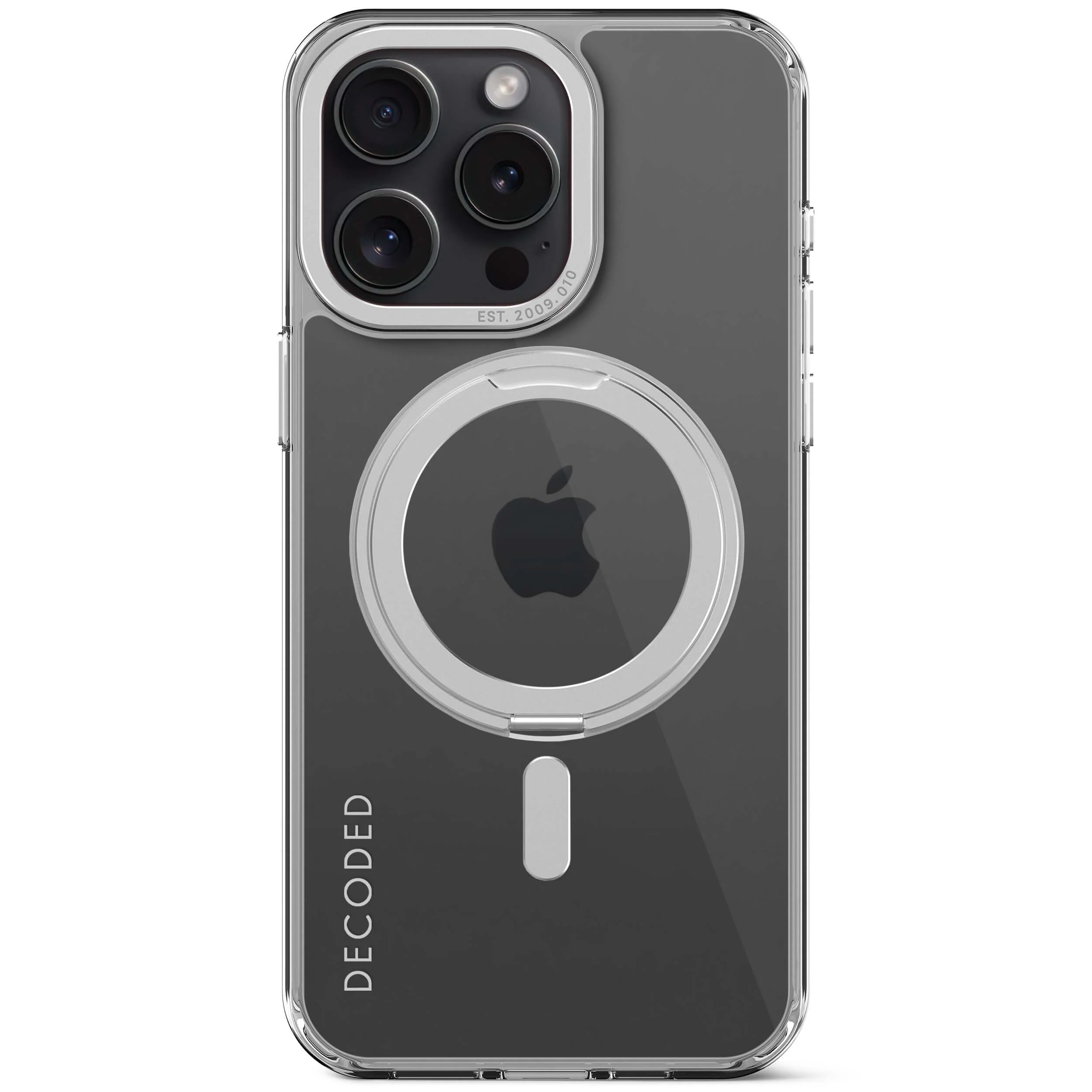 Recycled Plastic Transparent Loop Stand Back Case | Transparent | iPhone 15 Pro Max | D24IPO15PMLSBC1TT