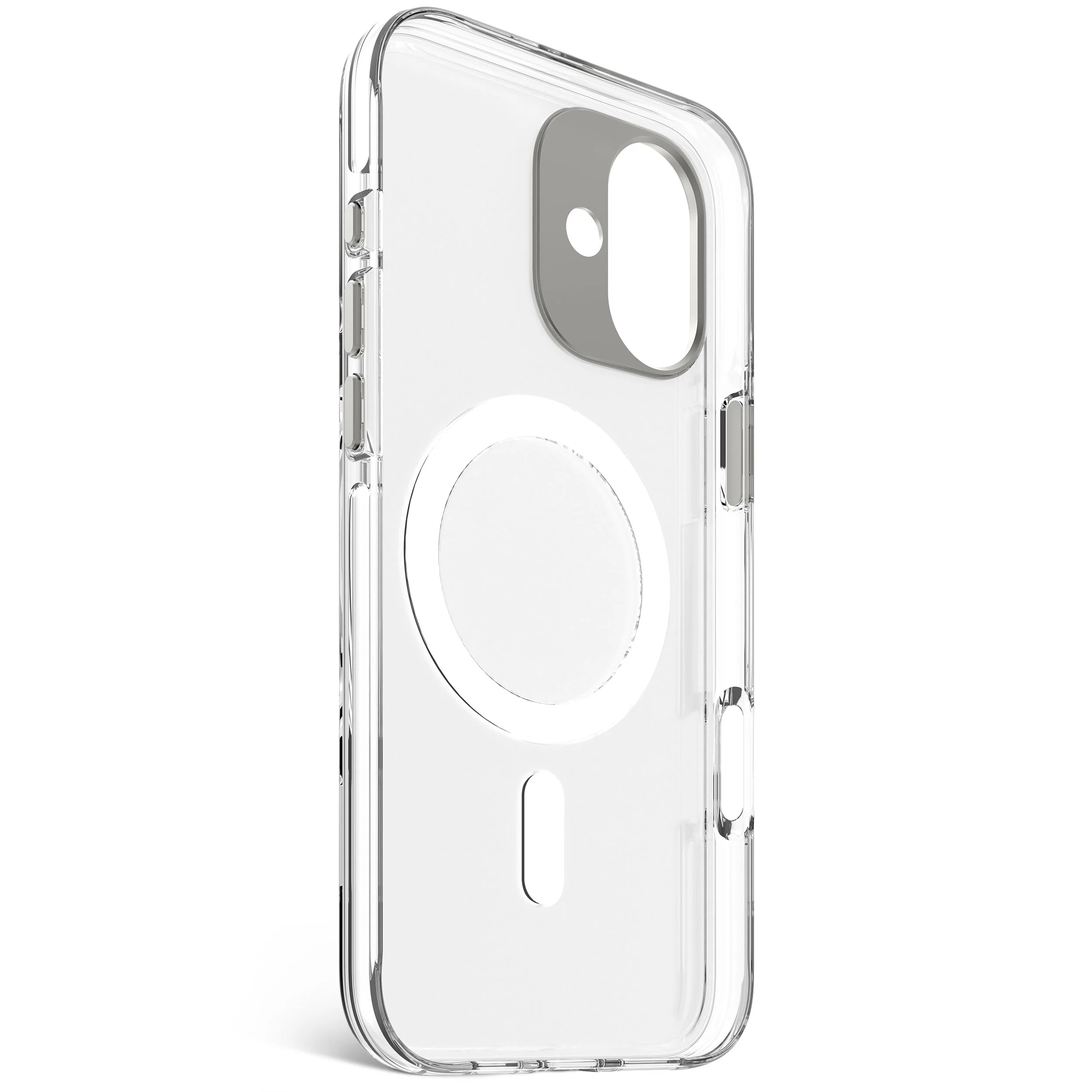 Recycled Plastic Transparent Clear Case | Frosted White Transparent | iPhone 16 Plus | D25IPO16PLBCT2FE - Image 3
