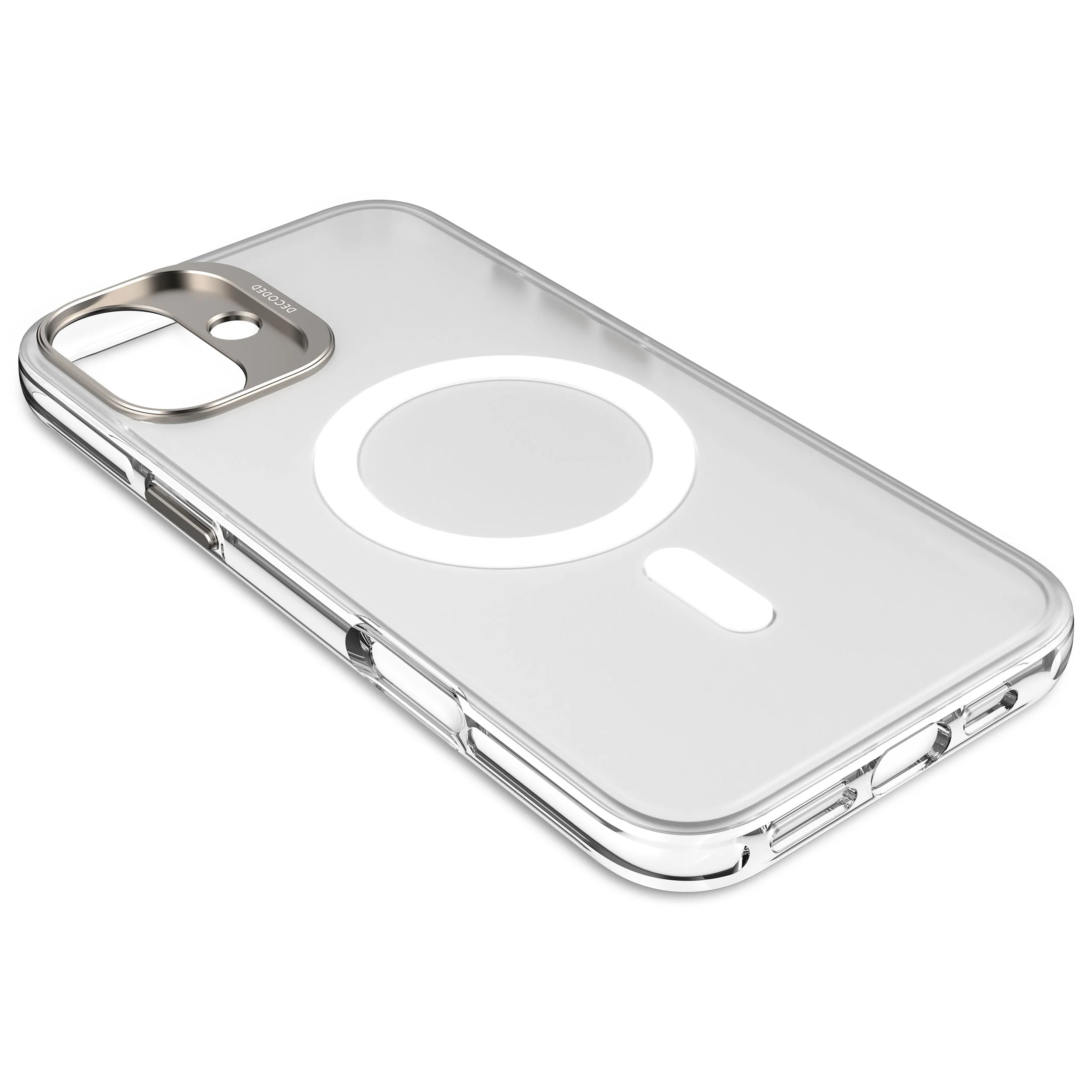 Recycled Plastic Transparent Clear Case | Frosted White Transparent | iPhone 16 Plus | D25IPO16PLBCT2FE - Image 6