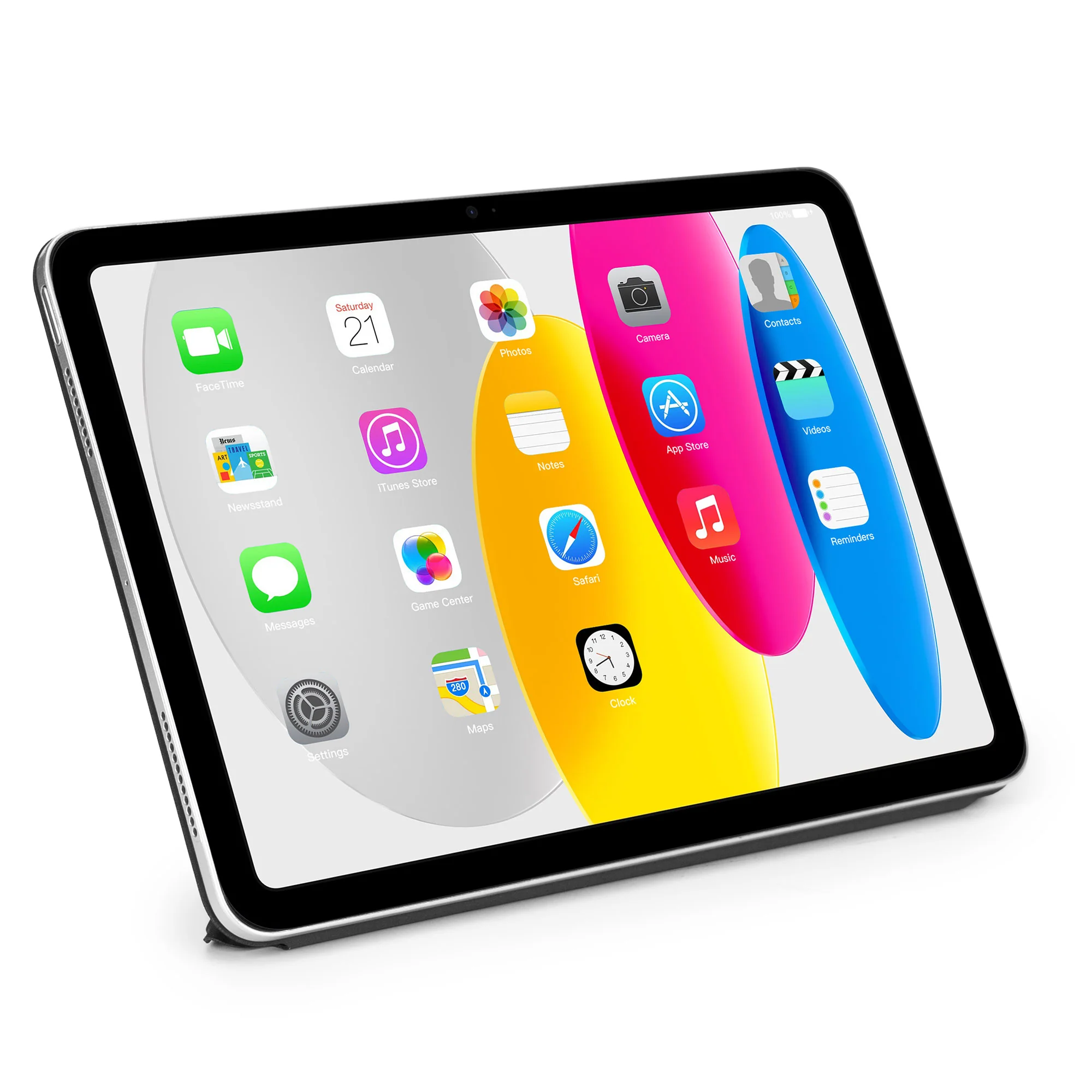 Silicone Slim Folio iPad Case | Charcoal | iPad 10th & 11th gen | D26IPA109SF1CL - Image 7