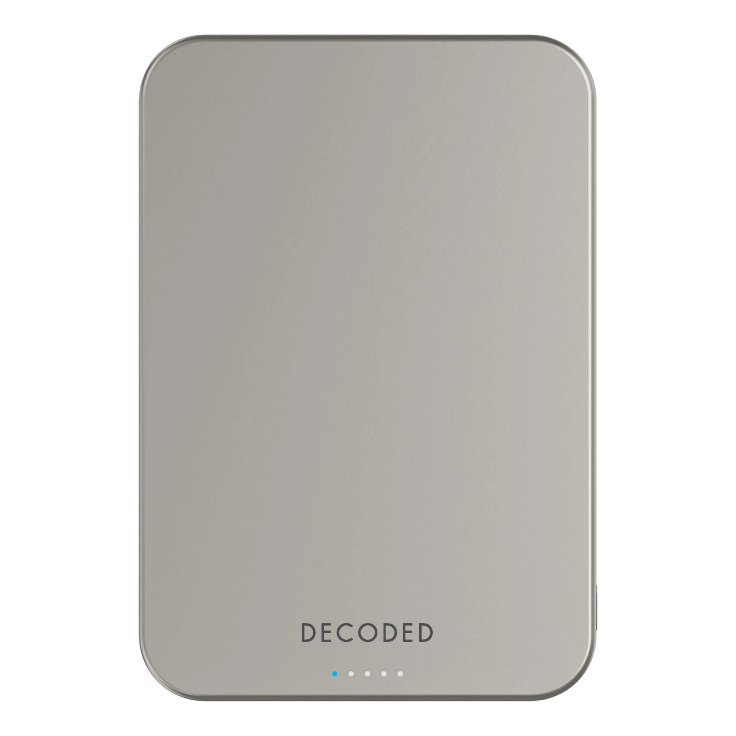Aluminum Ultra Slim Qi2 Wireless Powerbank 5.000 mAh | Titanium | D25MSPB5TM - Image 2